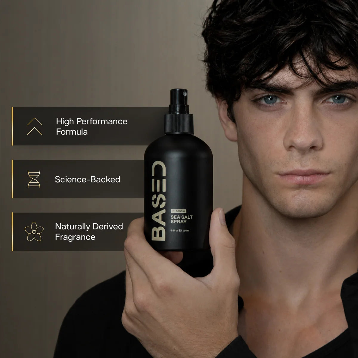 BASED Sea Salt Spray|Beachy Texture|Natural Volume|Effortless Movement