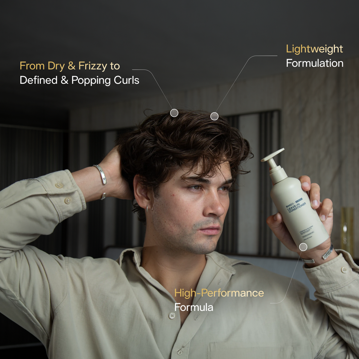 BASED Leave-In Conditioner|Hydration. Softness| Frizz Control| No Rinse Required.