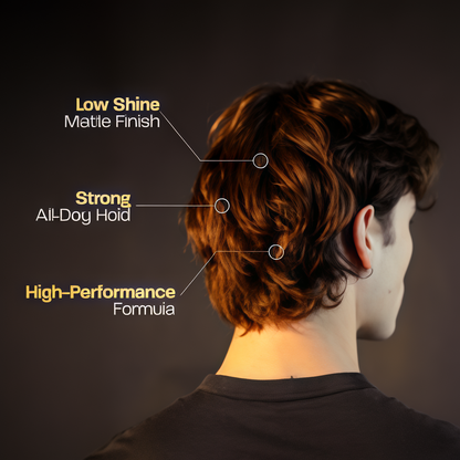 Men's Styling Clay I SolidHold, Textured Texture,Subtle Low-Shine Finish