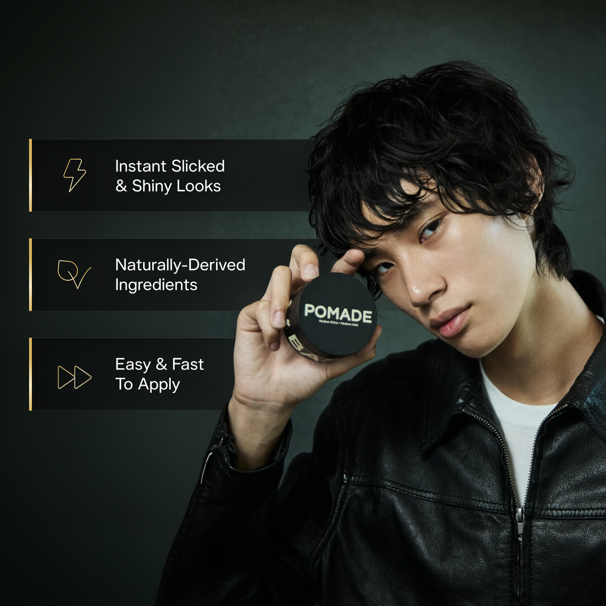 Pomade for Men, Quality HairCare with Medium Hold